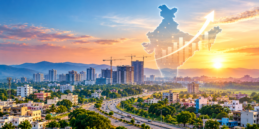 Emerging Indian cities driving economic growth through urban development and infrastructure investment